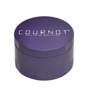 COURNOT 63MM 4Layers Aluminum Alloy Metal Non-Stick Ceramic Grass fumar Grinder Sharp Diamond Teeth Handle Herb Grinder