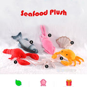 15-35cm Simulation Seafood Series Plush Crab Lobster Creative Toys Pillow Children Stuffed Sea Animal Doll